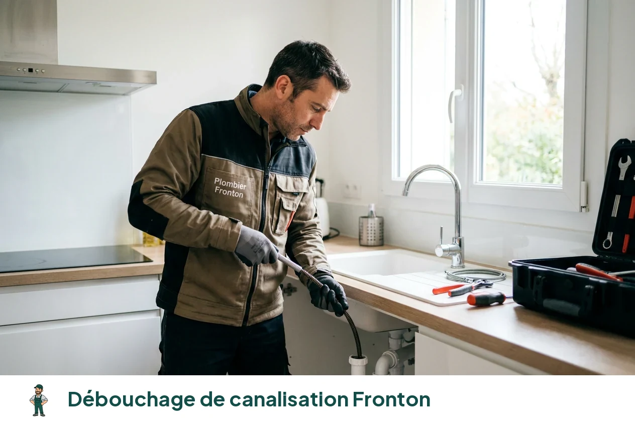 Débouchage de canalisation à Fronton