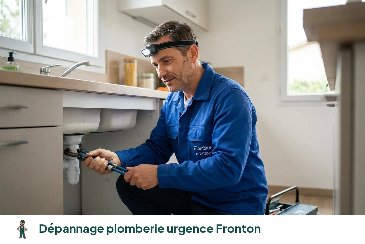 Dépannage plomberie urgence à Fronton