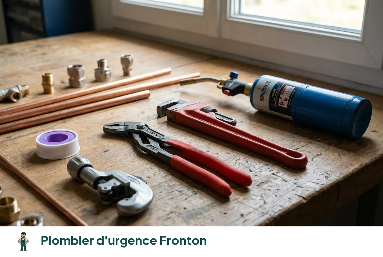 Plombier d'urgence à Fronton