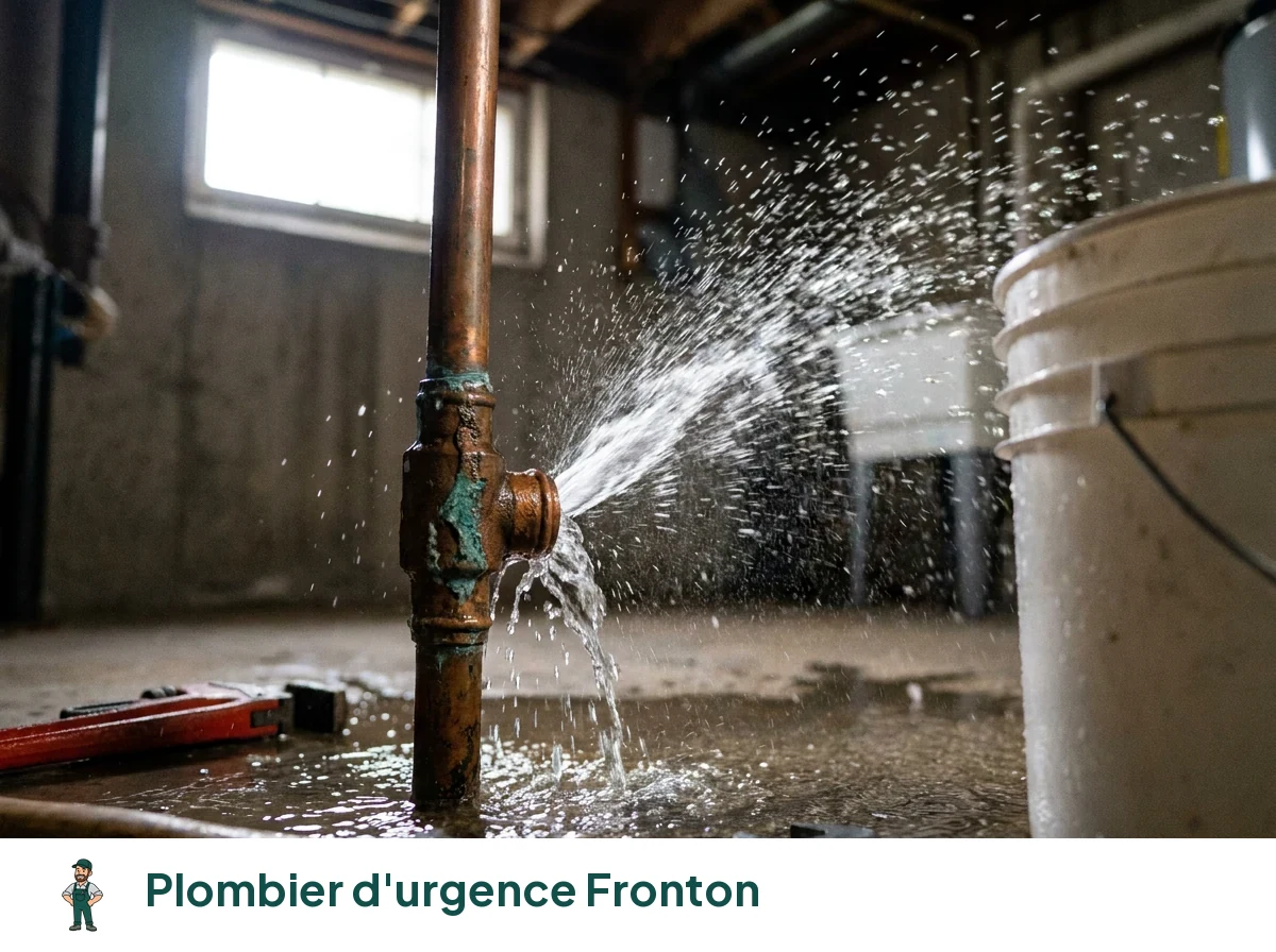 Plombier d'urgence à Fronton