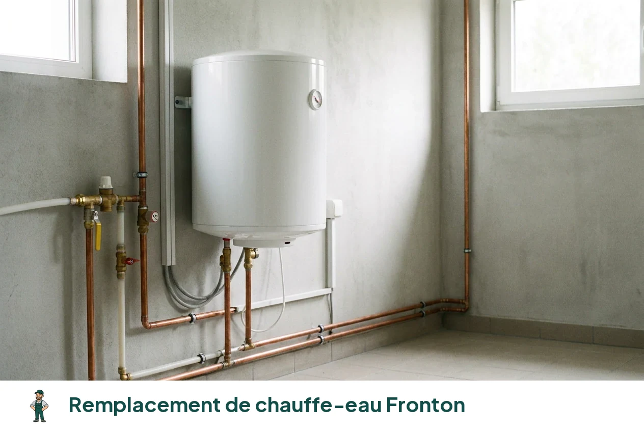Remplacement de chauffe-eau à Fronton