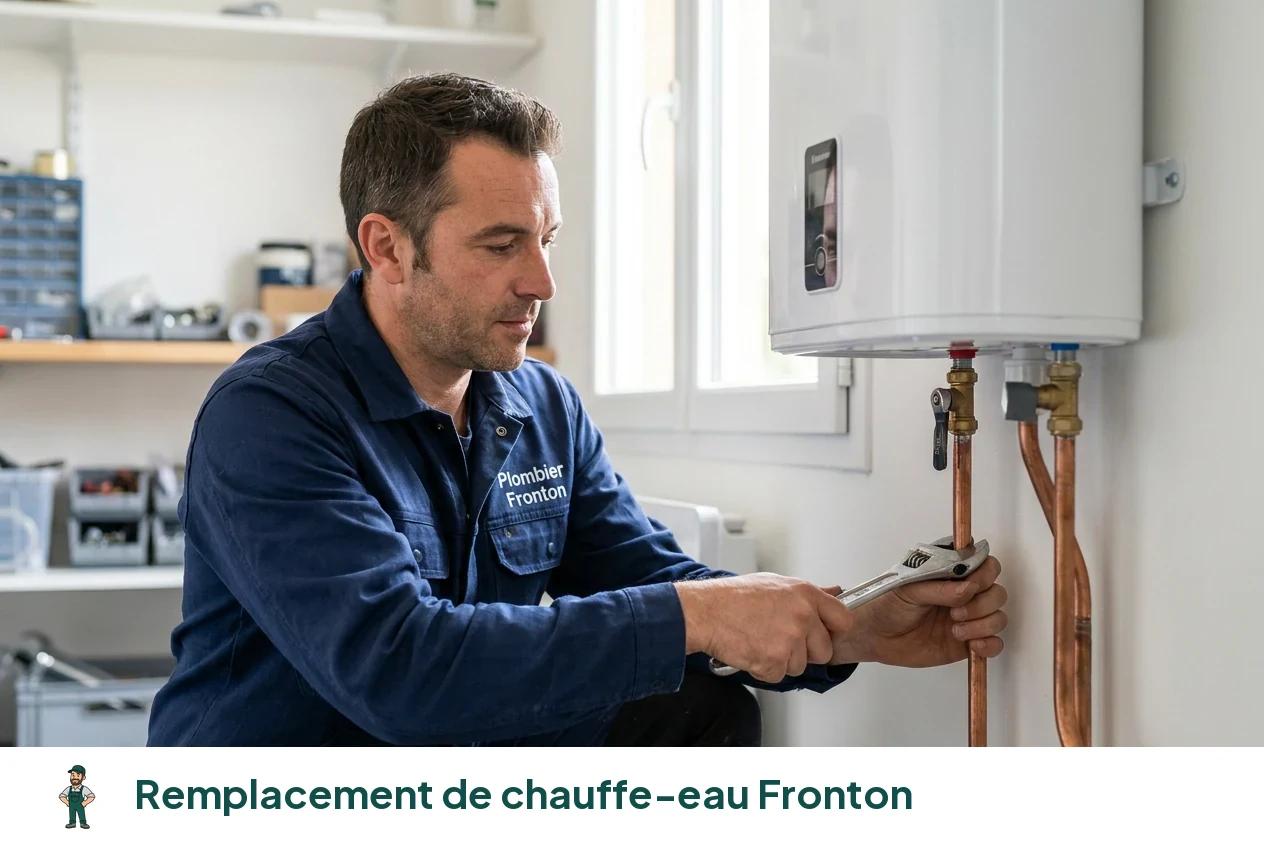 Remplacement de chauffe-eau à Fronton
