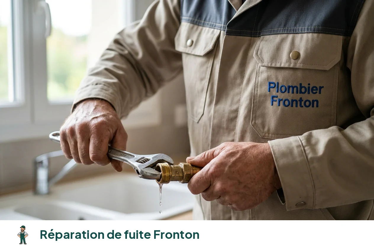 Réparation de fuite à Fronton